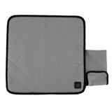 USB Heated Seat Cushion Adjustable Lightweight Heated Stadium Cushion for Camping Fishing Home Office Deep Gray - Extra Image