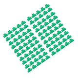100pcs Greenhouse Clamps Film Row Cover Netting Tunnel Hoop Clip Frame Shading Net Rod Clip Greenhouse Film Clamps 8mm / 0.3in - Low Angle