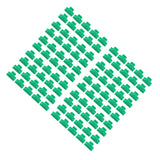 100pcs Greenhouse Clamps Film Row Cover Netting Tunnel Hoop Clip Frame Shading Net Rod Clip Greenhouse Film Clamps 8mm / 0.3in