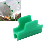 100pcs Greenhouse Clamps Film Row Cover Netting Tunnel Hoop Clip Frame Shading Net Rod Clip Greenhouse Film Clamps 8mm / 0.3in