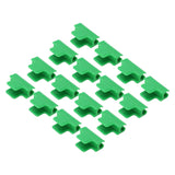 100 PCS Garden Shed Clamps Plastic Stable Versatile Film Shading Net Clips for Greenhouse 11mm/0.43in - Rear View