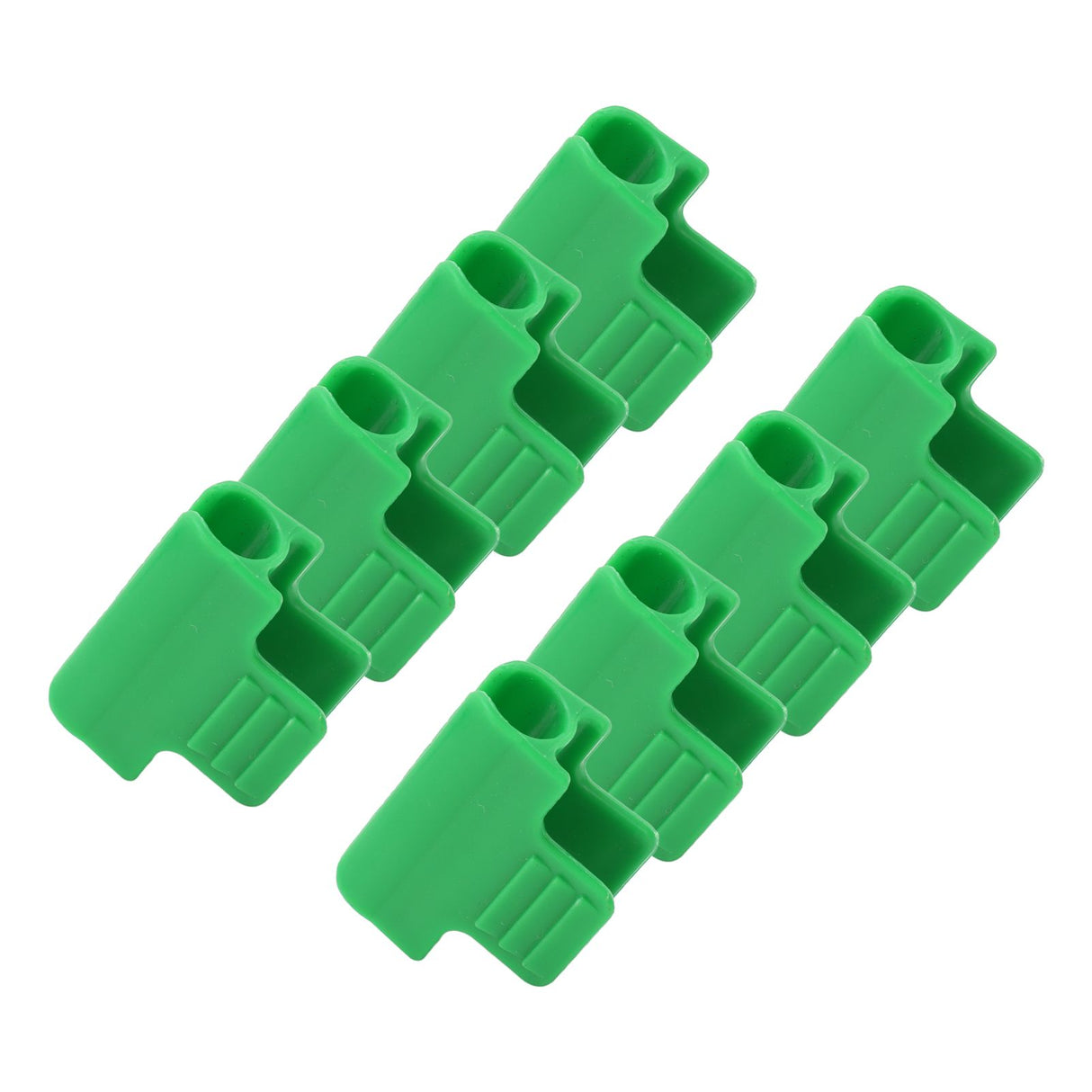 100 PCS Garden Shed Clamps Plastic Stable Versatile Film Shading Net Clips for Greenhouse 11mm/0.43in