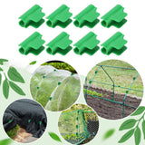 100 PCS Garden Shed Clamps Plastic Stable Versatile Film Shading Net Clips for Greenhouse 11mm/0.43in