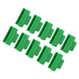 100 PCS Garden Shed Clamps Plastic Stable Versatile Film Shading Net Clips for Greenhouse 16mm/0.63in - 45-Degree Angle