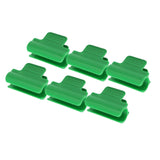 100 PCS Garden Shed Clamps Plastic Stable Versatile Film Shading Net Clips for Greenhouse 16mm/0.63in - Rear View