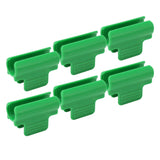 100 PCS Garden Shed Clamps Plastic Stable Versatile Film Shading Net Clips for Greenhouse 16mm/0.63in - Close-Up Angle