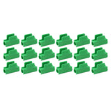 100 PCS Garden Shed Clamps Plastic Stable Versatile Film Shading Net Clips for Greenhouse 16mm/0.63in - Low Angle