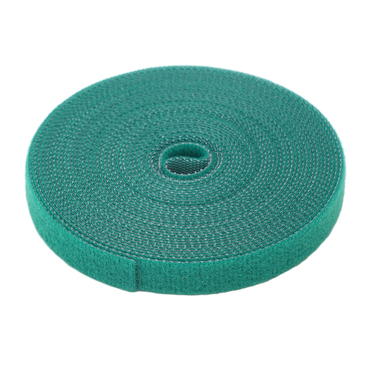 5 Rolls Plant Tie Reusable Cuttable Self Adhesive Hook and Loop Wrap Nylon Garden Strap Tree Tie for Plant Support Straightening Dark Green
