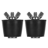 2PCS Pool Winterizing Plug Rubber Stainless Steel Pool Winter Expansion Plugs for Swimming Pool Pipework Winter Fittings 32mm/1.3in - Top-Down View