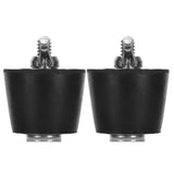 2PCS Pool Winterizing Plug Rubber Stainless Steel Pool Winter Expansion Plugs for Swimming Pool Pipework Winter Fittings 32mm/1.3in - 45-Degree Angle