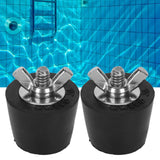 2PCS Pool Winterizing Plug Rubber Stainless Steel Pool Winter Expansion Plugs for Swimming Pool Pipework Winter Fittings 32mm/1.3in - Extra Image
