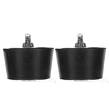 2PCS Pool Winterizing Plug Rubber Stainless Steel Pool Winter Expansion Plugs for Swimming Pool Pipework Winter Fittings 45mm/1.8in - Top-Down View