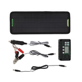 12V 10W MPPT Solar Charge Controller Power Loss Prevention Waterproof 12V Solar Panel Battery Charger Controller Black