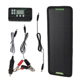 12V 10W MPPT Solar Charge Controller Power Loss Prevention Waterproof 12V Solar Panel Battery Charger Controller Black
