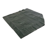 2 Seater Outdoor Swing Cover Sunscreen Rainproof PE Patio Swing Chair Cover with Double Zipper - Front View