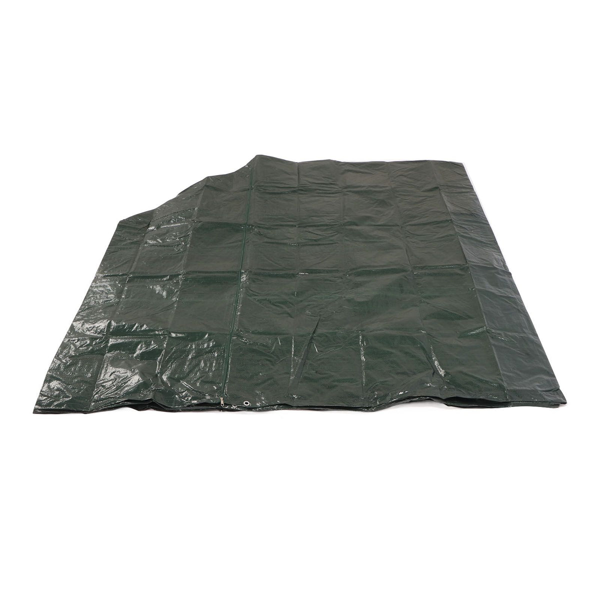 2 Seater Outdoor Swing Cover Sunscreen Rainproof PE Patio Swing Chair Cover with Double Zipper