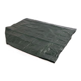2 Seater Outdoor Swing Cover Sunscreen Rainproof PE Patio Swing Chair Cover with Double Zipper - Close-Up Angle
