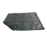 2 Seater Outdoor Swing Cover Sunscreen Rainproof PE Patio Swing Chair Cover with Double Zipper - Low Angle