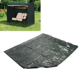 2 Seater Outdoor Swing Cover Sunscreen Rainproof PE Patio Swing Chair Cover with Double Zipper - Extra Image
