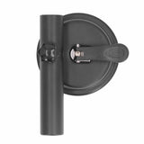 Universal Suction Cup Flag Pole Bracket Vehicle Flagpole Bracket Multi Function Flag Pole Holder Aluminum Alloy Silicone Black - Front View