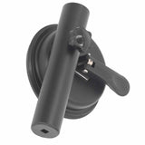 Universal Suction Cup Flag Pole Bracket Vehicle Flagpole Bracket Multi Function Flag Pole Holder Aluminum Alloy Silicone Black