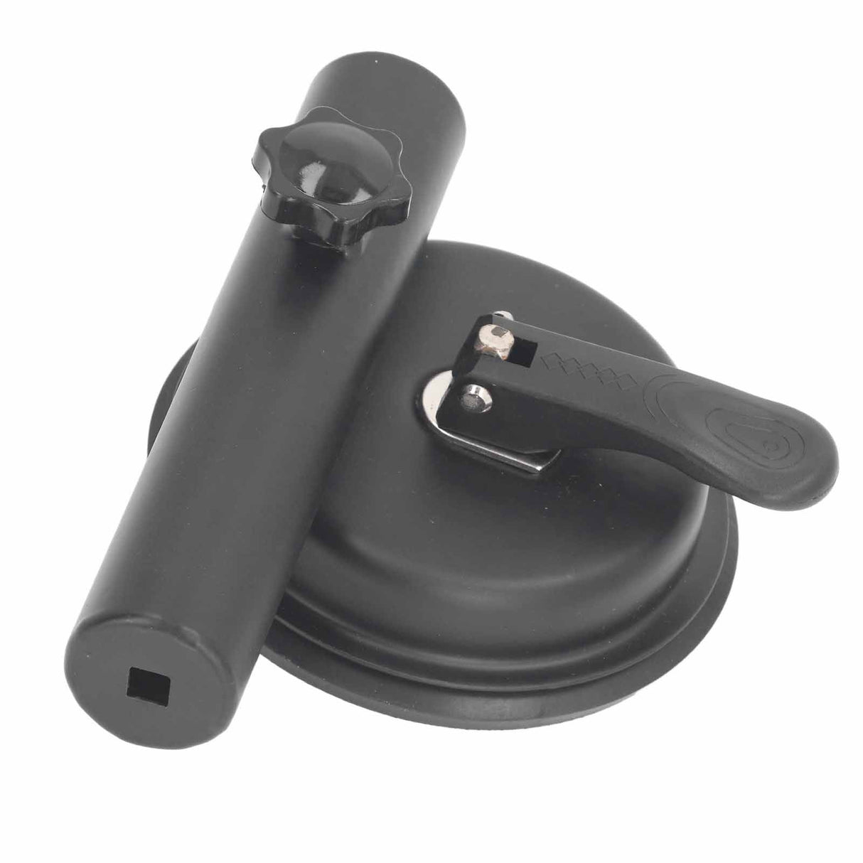 Universal Suction Cup Flag Pole Bracket Vehicle Flagpole Bracket Multi Function Flag Pole Holder Aluminum Alloy Silicone Black