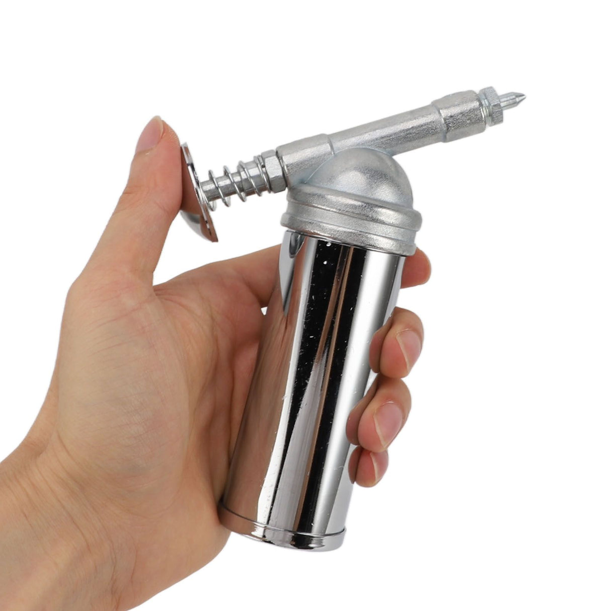 80cc Manual Oiler Oil Can Pump Lubricator Pump Oiling Can for Automobile Excavator Oiling