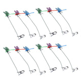 Dragonfly Clip Fake Dragonfly Pole Clips Natural Organic Concept 3D Dragonfly Garden Decor for Family Garden Potted Flowers Lawn House Statue 12Pcs