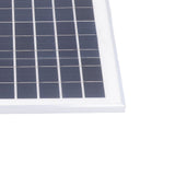 Solar Panel Kit 50W 18V with MPPT Waterproof Charge Controller 3meter Battery Clamp for Outdoor RV Boat Trailer Camper - Extra Image