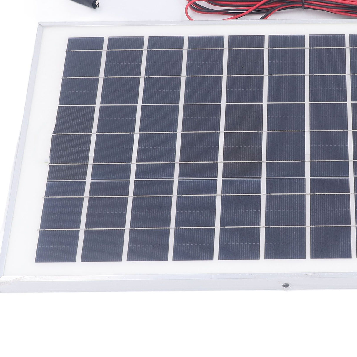 Solar Panel Kit 50W 18V with MPPT Waterproof Charge Controller 3meter Battery Clamp for Outdoor RV Boat Trailer Camper
