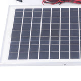 Solar Panel Kit 50W 18V with MPPT Waterproof Charge Controller 3meter Battery Clamp for Outdoor RV Boat Trailer Camper - Extra Image