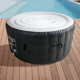 4.5 Ft Inflatable Hot Tub Cover Foldable Energy Saving Lid for Round Outdoor Inflatable Hot Tubs