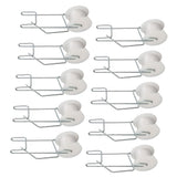 10pcs Tomato Roller Hooks Galvanized Steel Wire PP Heat Resistant Space Saving 15m Twine Vine Crop Trellis Roller Hooks for Cucumber Loofah Grapes - Top-Down View