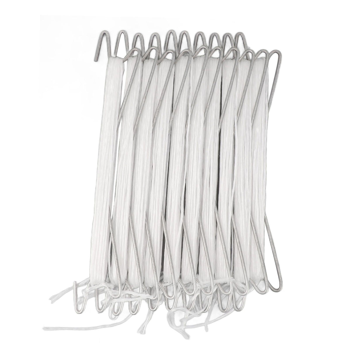 10PCS Tomato Support Hooks with Twine Plant Climbing Clips Stainless Steel Easy Use Garden Hooks for Cucumber Cherry Vegetable