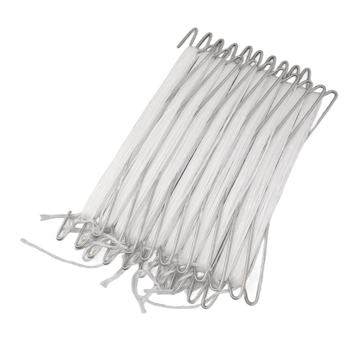 10PCS Tomato Support Hooks with Twine Plant Climbing Clips Stainless Steel Easy Use Garden Hooks for Cucumber Cherry Vegetable