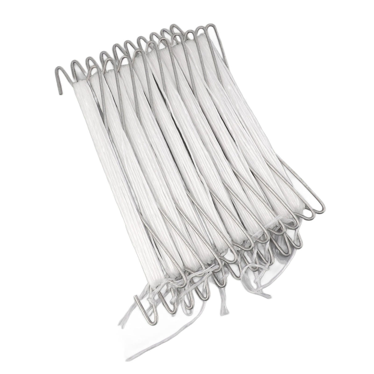 10PCS Tomato Support Hooks with Twine Plant Climbing Clips Stainless Steel Easy Use Garden Hooks for Cucumber Cherry Vegetable