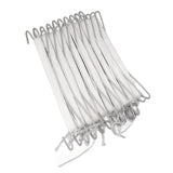 10PCS Tomato Support Hooks with Twine Plant Climbing Clips Stainless Steel Easy Use Garden Hooks for Cucumber Cherry Vegetable