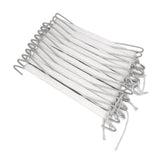 10PCS Tomato Support Hooks with Twine Plant Climbing Clips Stainless Steel Easy Use Garden Hooks for Cucumber Cherry Vegetable - Extra Image