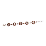 Hanging Rain Chain Metal Decorative Rotating Hollow Rain Chain for Garden Courtyard - Low Angle