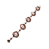 Hanging Rain Chain Metal Decorative Rotating Hollow Rain Chain for Garden Courtyard