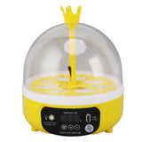 Mini Egg Incubator for Home Automatic Temperature Humidity Control 4 Eggs Candler Poultry Hatching Machine for Chickens Ducks Pigeons Manual Turning