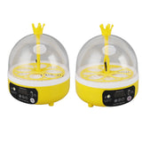 Mini Egg Incubator for Home Automatic Temperature Humidity Control 4 Eggs Candler Poultry Hatching Machine for Chickens Ducks Pigeons Manual Turning