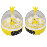 Mini Egg Incubator for Home Automatic Temperature Humidity Control 4 Eggs Candler Poultry Hatching Machine for Chickens Ducks Pigeons Manual Turning - Extra Image