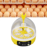 Mini Egg Incubator for Home Automatic Temperature Humidity Control 4 Eggs Candler Poultry Hatching Machine for Chickens Ducks Pigeons Manual Turning - Extra Image