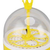 Mini Egg Incubator for Home Automatic Temperature Humidity Control 4 Eggs Candler Poultry Hatching Machine for Chickens Ducks Pigeons Manual Turning