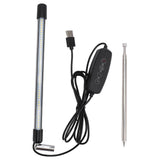 48 LEDs Plant Lamp with 4H 8H 12H Timing 6 Modes Full Spectrum 5W USB 5V Telescopic Small Grow Light for Indoor Plants