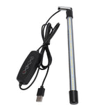 48 LEDs Plant Lamp with 4H 8H 12H Timing 6 Modes Full Spectrum 5W USB 5V Telescopic Small Grow Light for Indoor Plants