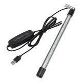 48 LEDs Plant Lamp with 4H 8H 12H Timing 6 Modes Full Spectrum 5W USB 5V Telescopic Small Grow Light for Indoor Plants - Low Angle