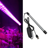 48 LEDs Plant Lamp with 4H 8H 12H Timing 6 Modes Full Spectrum 5W USB 5V Telescopic Small Grow Light for Indoor Plants - Extra Image