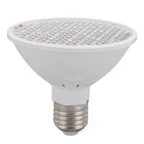 8W Indoor Plant Lamp Bulb 200 LED Heat Dissipation Full Spectrum Plant Grow Light Bulb for Home Greenhouse 110 to 220V - Side View